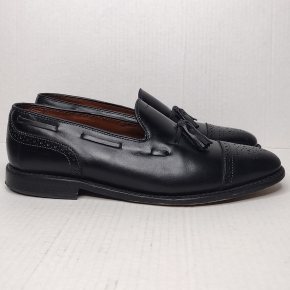 Allen Edmonds Jermyn Men's Leather Slip On Tassel Cap Toe Loafers Shoes Size10.5 - Picture 3 of 15